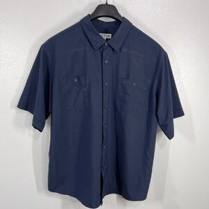 Orvis Shirt Performance Button Up Short Sleeve Fishing  Hiking Shirt Mens‎ XXL